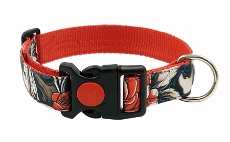 Купить art line ошейник для собак капрон c принтом тату, фастекс