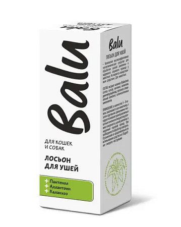 Купить balu Лосьон для ушей для кошек и собак