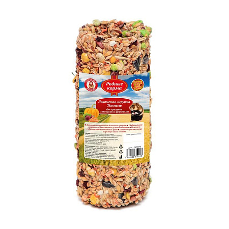 Купить Родные корма лакомство-игрушка тоннель для хомяков и декоративных крыс с овощами