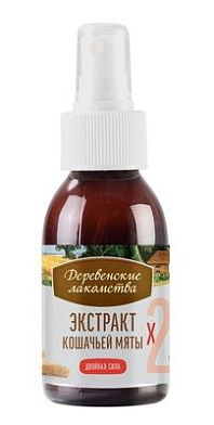 Деревенские лакомства для кошек экстракт кошачьей мяты "Двойная сила"