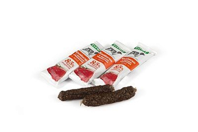 TiTBiT лакомство для собак колбаска мини biff с легким говяжьим, 1шт.