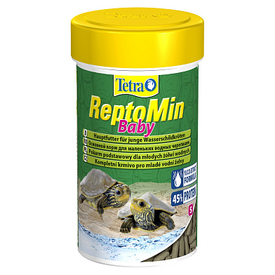 Tetra ReptoMin Baby корм для молодых водных черепах