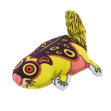 Антицарапки игрушка для кошек "Белка", с валерианой