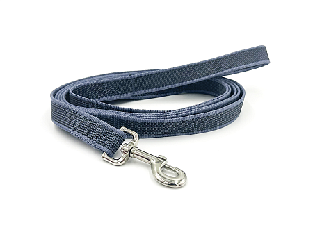 Купить zooexpress let`s walk поводок капроновый с латексом для собак, серый