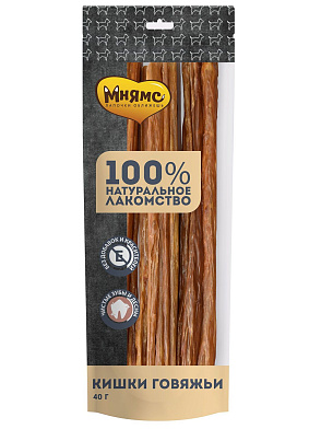 Мнямс лакомство для собак Кишки говяжьи