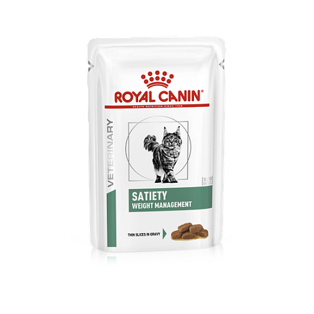Купить royal canin вет. паучи для взрослых кошек контроль веса (satiety weight management)