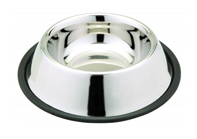 Каскад миска из нержавеющей стали на резине для собак
