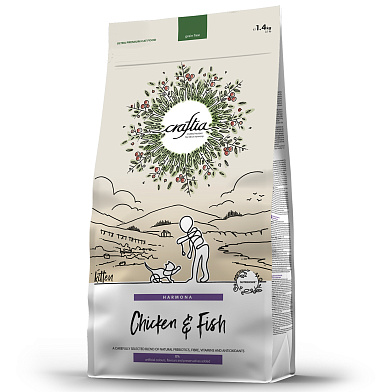 CRAFTIA HARMONA сухой корм для котят из курицы и рыбы