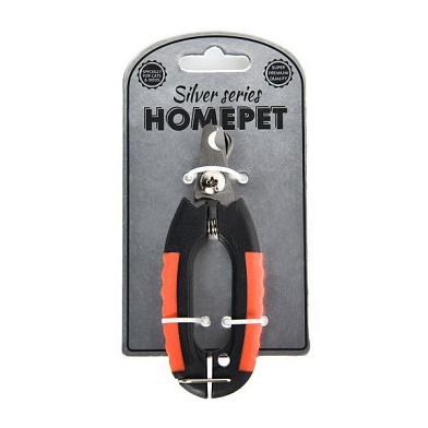 Homepet SILVER SERIES когтерез секатор с фиксатором для собак и кошек