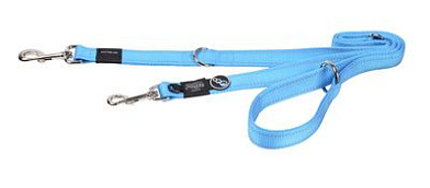 Rogz Utility поводок-перестежка для собак, голубой