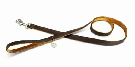 Купить beeztees Поводок для собак нейлон и искусственная кожа, коричневый