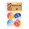 Homecat игрушка для кошек мячи пластиковые горошек с колокольчиком