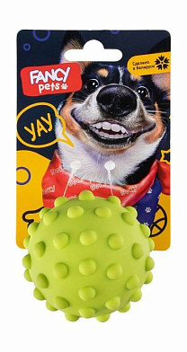 FANCY игрушка-погремушка для животных "Мячик Ёжик"