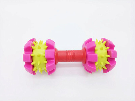 Купить homepet dental игрушка для собак гантель с шипами tpr