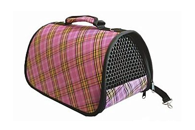 ZOOexpress Сумка-кофр Шотландка для кошек и собак