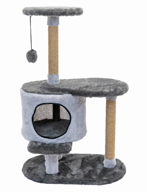 Yami Yami домик-когтеточка для кошек "Мила" разборный с площадкой