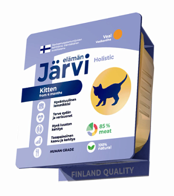 Jarvi паштет мясной для котят с телятиной (ламистер)