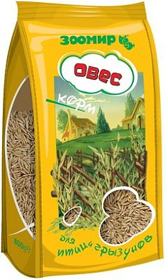 ЗООМИР "Овес" Сухой корм для птиц и грызунов