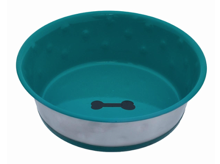 Купить tappi Хади миска металлическая нескользящая для собак и кошек, зеленая
