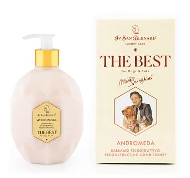 Iv San Bernard ISB The Best Line Andromeda кондиционер для выпадающей шерсти и чувствительной кожи с экстрактом шиповника