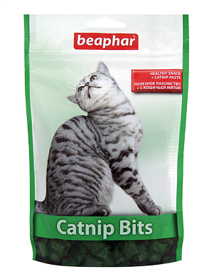 Beaphar Catnip Bits Подушечки с кошачьей мятой для кошек и котят