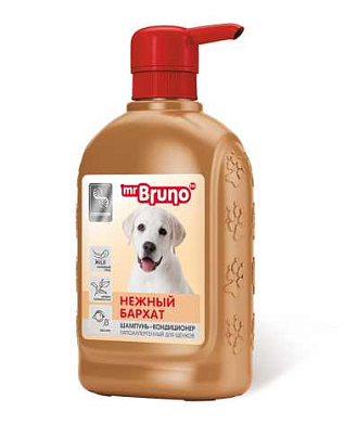 Mr.Bruno Шампунь-кондиционер "Нежный бархат" для щенков
