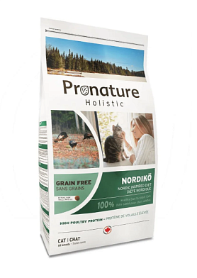 Pronature Holistic Nordic GF сухой корм для взрослых кошек, беззерновой, индейка