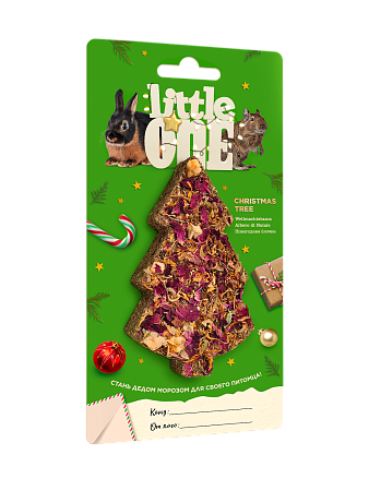 Купить little one Новогодняя елочка. Новогоднее лакомство-игрушка для морских свинок, кроликов, шиншилл и дегу
