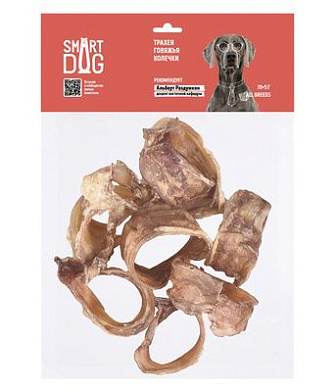 Smart Dog лакомства лакомство для собак трахея говяжья колечки