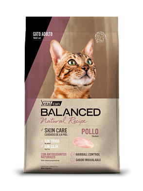 Vitalcan Balanced Cat Adult Natural Recipe Patagonian сухой корм для взрослых кошек с курицей