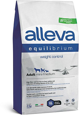 Alleva Equilibrium Dog Weight Control сухой корм для взрослых собак мелких и средних пород для контроля веса