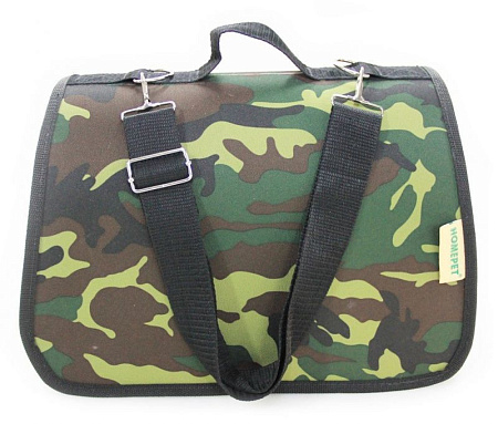 Купить homepet сумка-переноска для собак и кошек Камуфляж зеленый