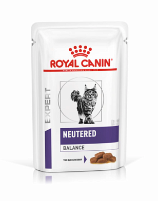 Royal Canin вет. влажный корм для взрослых котов и кошек с момента стерилизации до 7 лет, склонных к избыточному весу (NEUTERED BALANCE)