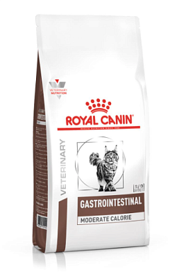 Royal Canin GASTROINTESTINAL MODERATE CALORIE сухой корм для кошек склонных к набору веса при расстройствах пищеварения