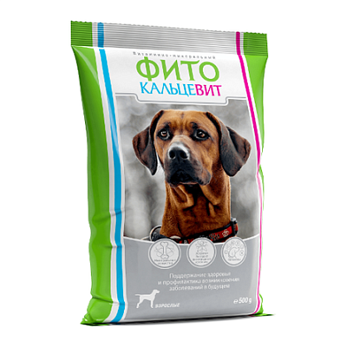 Фитокальцевит мультикомпонентная кормовая добавка для взрослых собак