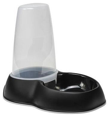 Moderna автокормушка пластиковая для собак и кошек, черная
