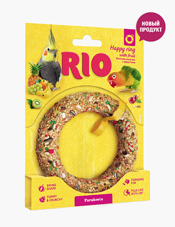 Купить Рио лакомство Веселое колечко для средних попугаев