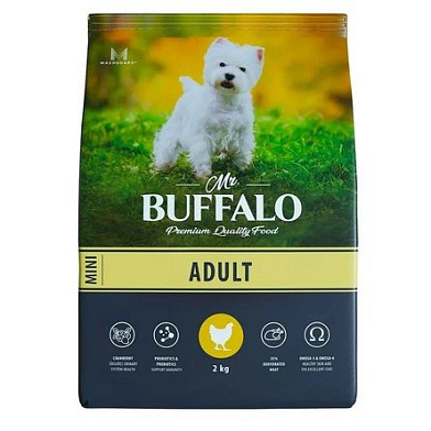 Mr.Buffalo ADULT MINI сухой корм для взрослых собак мелких пород, курица