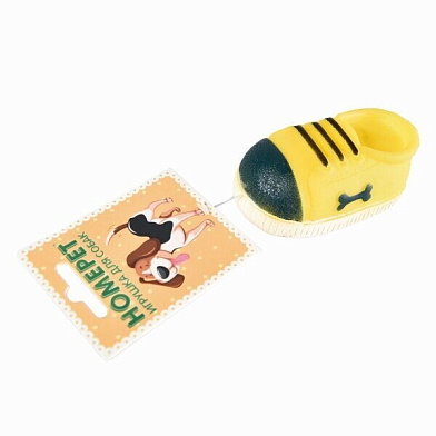 Homepet игрушка для собак кед с пищалкой винил