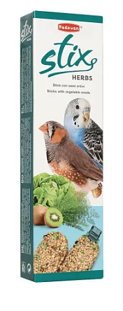 Купить padovan stix herbs лакомство для попугаев и экзотических птиц антистрессовые с травами