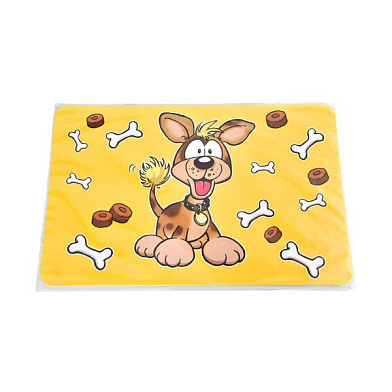 Homepet Puppy with bones коврик под миску для собак