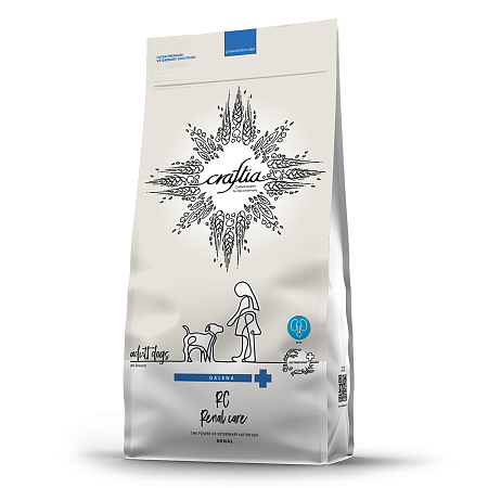Купить craftia galena dog renal care сухой корм для взрослых собак всех пород при почечной недостаточности