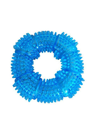 Купить homepet tpr игрушка для собак кольцо с шипами секционное с пищалкой