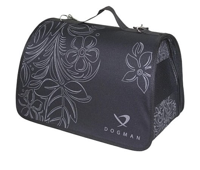 Догман Сумка-переноска для собак и кошек Лира черная