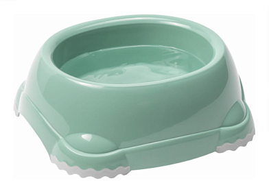 Moderna Smarty миска пластиковая нескользящая для собак и кошек, нежно-зеленая