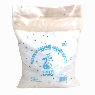 Тетя Кошка наполнитель для кошек силикагелевый