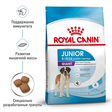 Royal Canin giant junior сухой корм для щенков гигантских пород