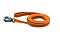 ZOOexpress Let`s Walk поводок капроновый с латексом для собак с усиленным карабином, оранжевый