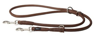 Rogz Leather поводок для собак, коричневый