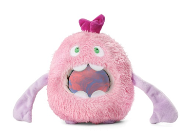 Triol игрушка для собак Розовый тролль с мячиком